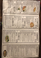 Sushi Thai menu