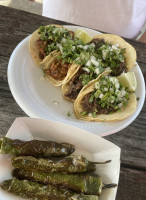 Los Potros Taco Shop food