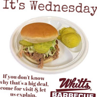 Whitts Barbecue food