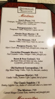 Rathskeller Restaurant Bar menu