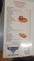 Burger Basket menu