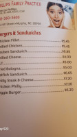 Burger Basket menu