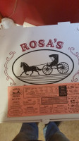 Rosa's Pizza food