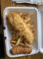 Wright’s Fish Chips inside