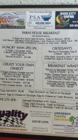 Breakfast Shoppe menu