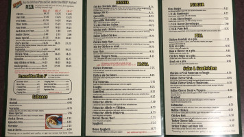 Rafael's Italian menu