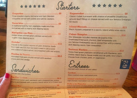 Embargo 62 menu