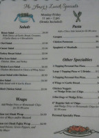 Mi Amor's Pizzeria menu