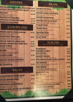 Smokey O'grady's menu