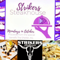 Strikers Steakhouse food