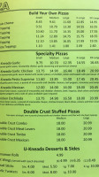 U-kneada Burrito Pizza menu