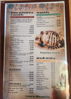 Camino Real menu