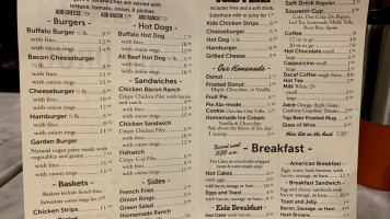 Wall Drug Cafe menu