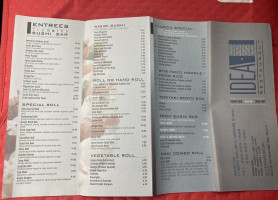 Idea Asian menu