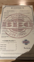 Bubba's Bar-b-que Restaurant menu