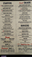 Buffalo Brothers Of Lake Boone menu