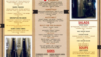 Suds Brothers Brewery menu