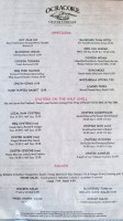 Ocracoke Oyster Company menu