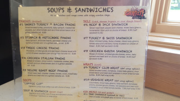 Graffiti Corner menu