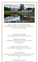 Chamard Vineyards Bistro menu