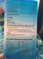 Lily's Beachside menu