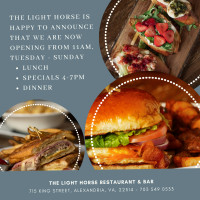 The Light Horse Restaurant And Bar food