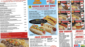 Cozzi Corner Hot Dogs, Beef Catering outside