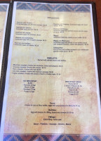 San Lorenzo Mexican Resturant menu