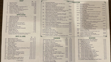 Hunan's Palace menu