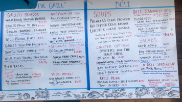 Princess Seafood Market menu