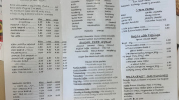 Hot Java menu