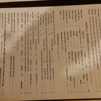 Shu's Sushi Grill menu