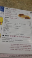 The Manchester Diner menu