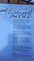 Uptown menu