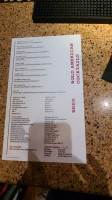 Bold American Fare menu