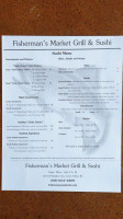 Fisherman’s Market Grill menu