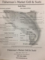 Fisherman’s Market Grill menu