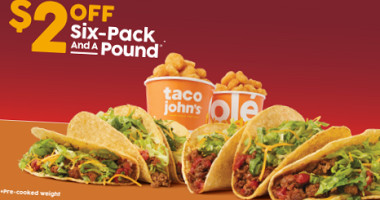 Taco John's food