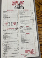 The Feed Bin Cafe menu