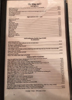 The King And I menu