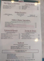 Skf Valley Diner menu