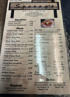 Spoonys menu