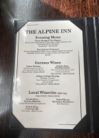 Alpine Inn menu