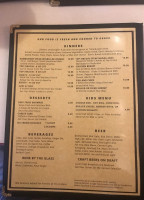 Main St Retreat Grill menu