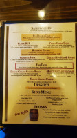 Augusta Pub menu