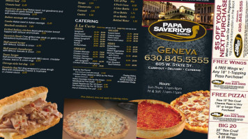 Papa Saverio's Pizza food