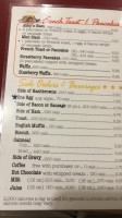 Abby's Legendary Pizza menu