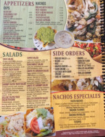 Lorenzo's Mexican Grille menu