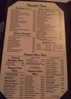 Travato's Due Ii menu