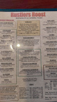 Rustler's Roost menu